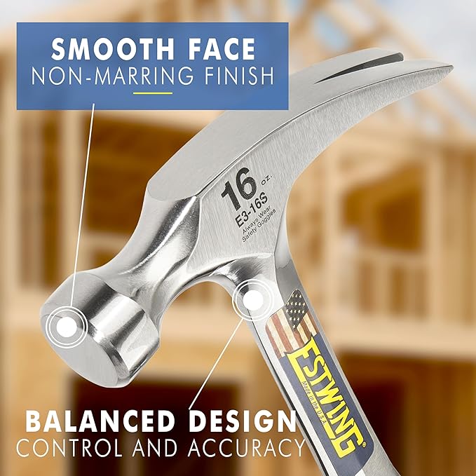 81NWeNwSW0L._AC_SX679_ Claw Hammer – Forged Steel with Ergonomic Grip - Image 3